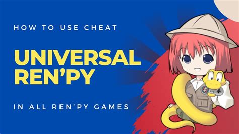 renpy cheat engine|Universal Ren'py Mod .